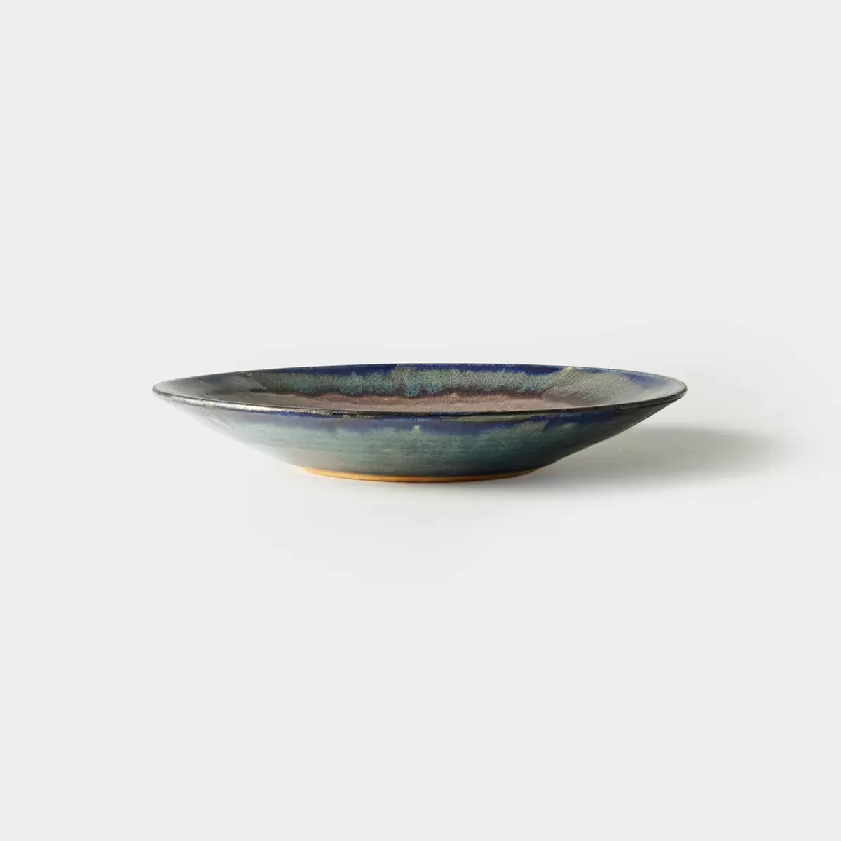 【信楽焼】信楽四季彩陶 －春分　プレート　弥生（やよい） φ25.5cm